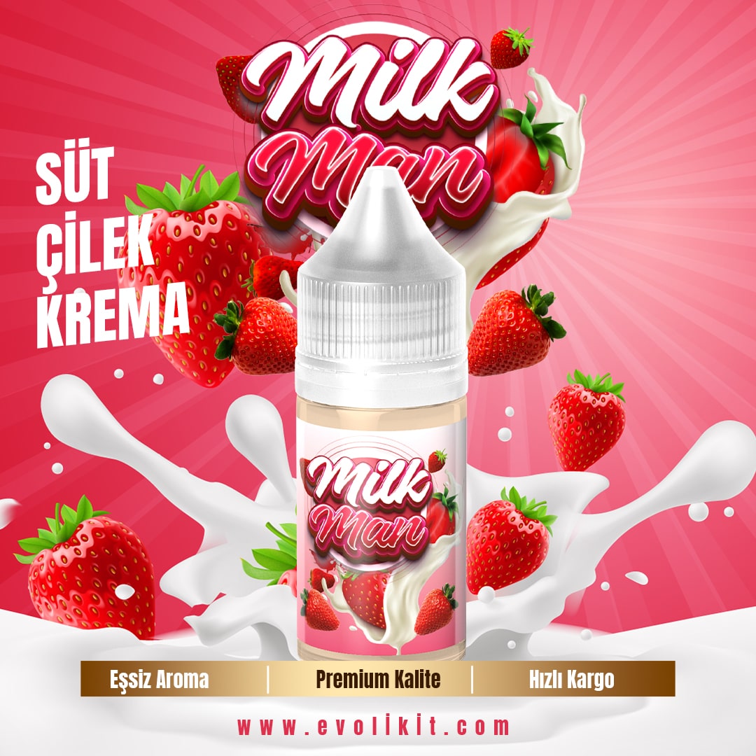 MILKMAN-çilek aromalı elektronik sigara likiti satın al MILKMAN-çilek aromalı elektronik sigara likit sitesi