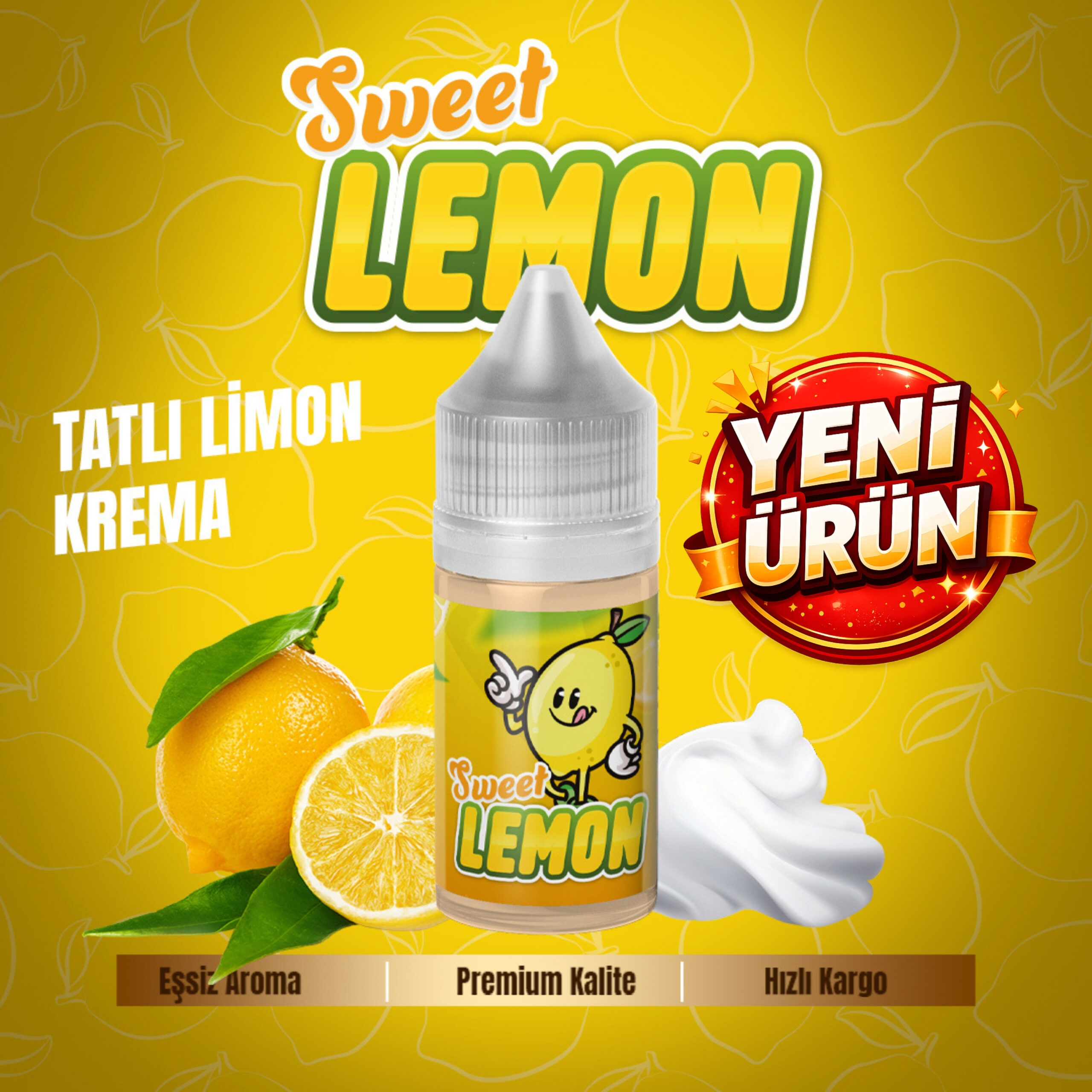 Sweet Lemon limonlu elektronik sigara likiti satın al